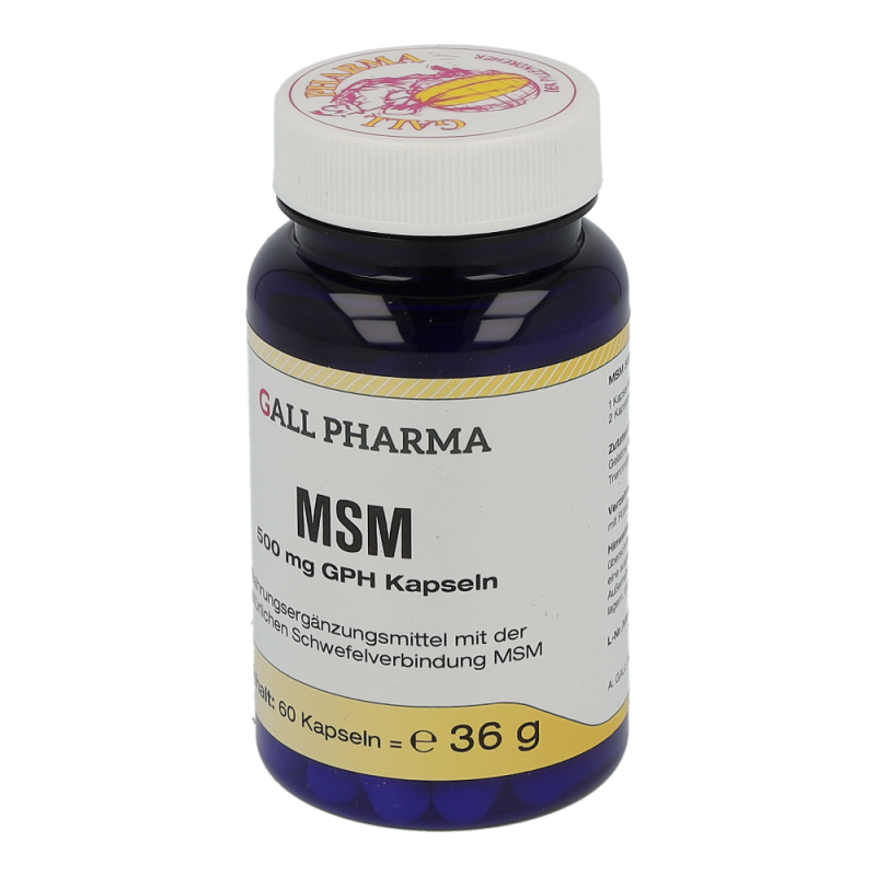 MSM 500mg Kapseln - 60 Stück