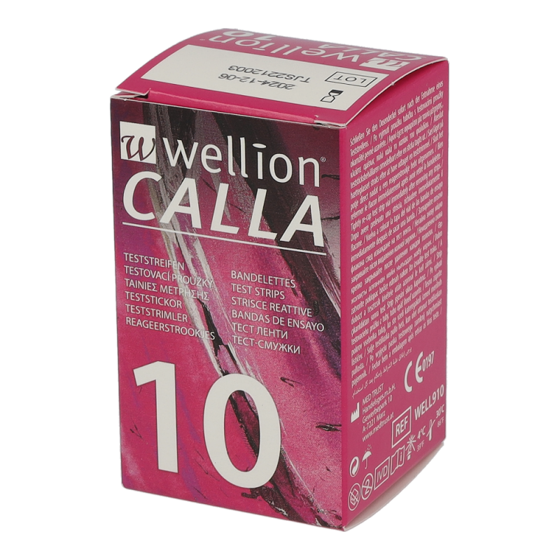 Wellion CALLA Blutzuckerteststreifen - 10 Stück