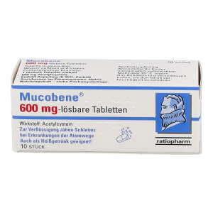 Mucobene 600 mg lösbare Tabletten 10 Stk. - 10 Stück