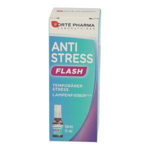 ANTISTRESS FLASH Pumpspray bei Stress & Lampenfieber mit Erdbeergeschmack - 15ml - 15ml
