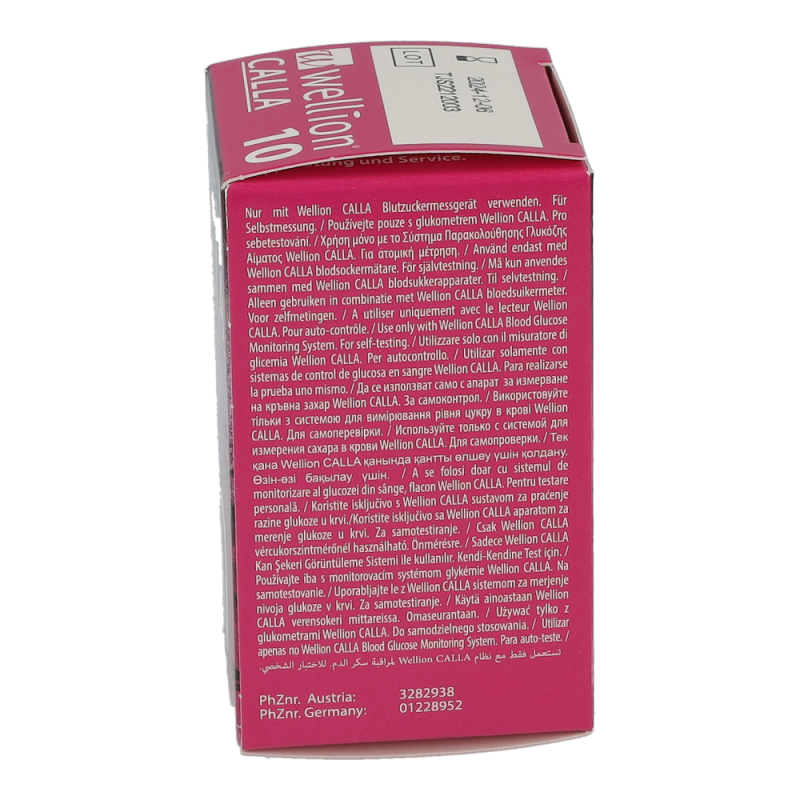 Wellion CALLA Blutzuckerteststreifen - 10 Stück