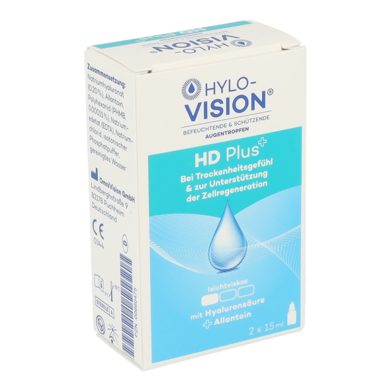 HYLO - VISION HD PLUS Augentropfen Doppelpack - 2 Stück