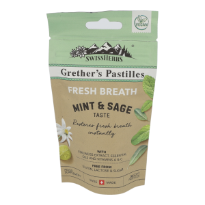 SwissHerbs Grethers Pastillen Fresh Breath zuckerfrei 45 g - 45g