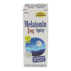 MELATONIN 1mg Spray Espara - verkürzt die Einschlafzeit Minzgeschmack - 30ml