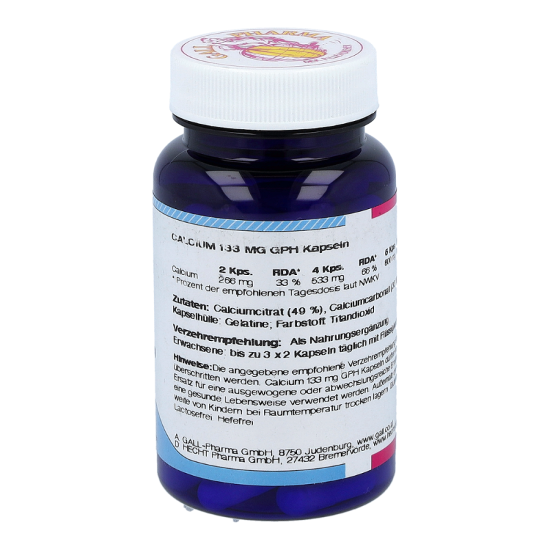 Calcium 133mg Kapseln - 60 Stück