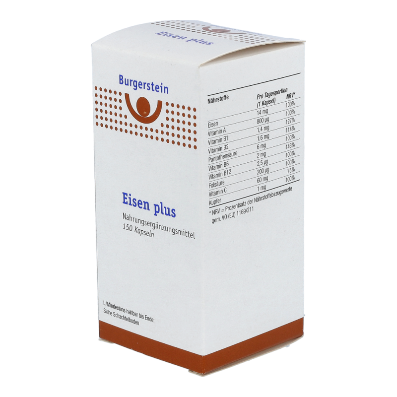Burgerstein Eisen Plus Kapseln 150 Stk. - 150 Stück