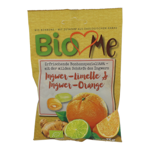 Bio Love Me Bonbons 75 g Ingwer-Limone - 75g