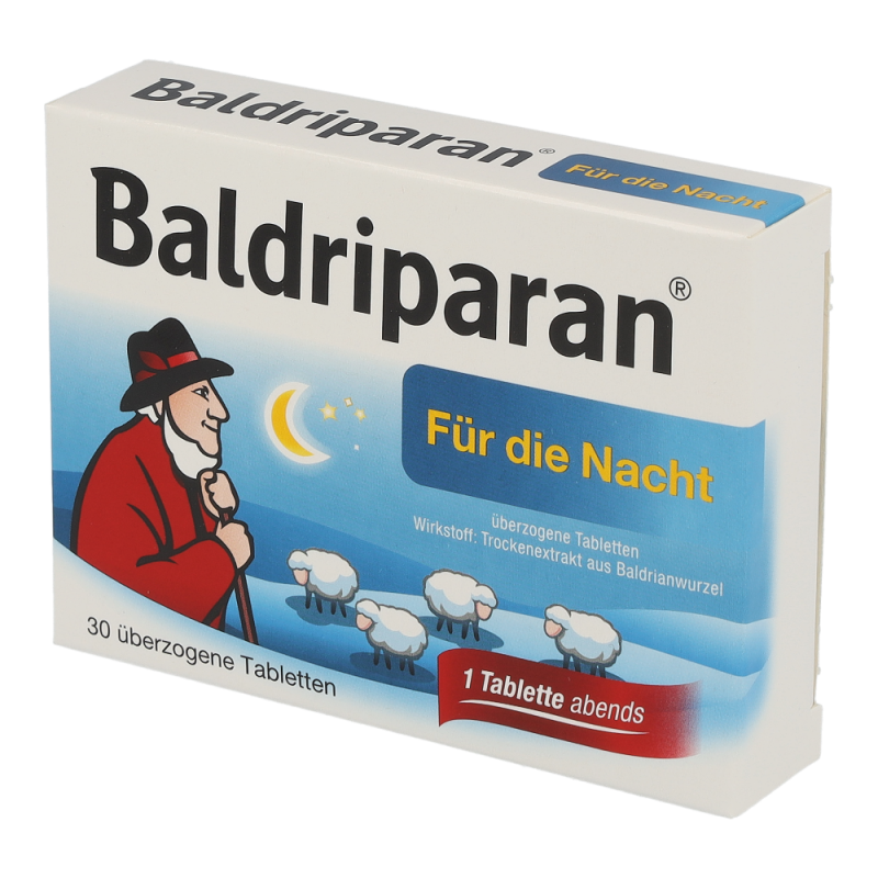 Pfizer BALDRIPARAN NACHT überzogene Tabletten - Trockenextrakt - 30 Stk - 30 Stück