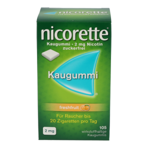 Nicorette Freshfruit Kaugummi 2 mg - 105 Stück
