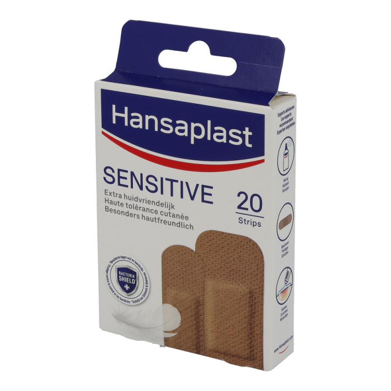Hansaplast Sensitive Strips Medium Skintone - 20 Stück