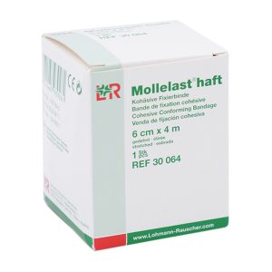 Lohmann & Rauscher Mollelast Haft 1 Stk. Weiß 4 m x 6 cm - 1 Stück
