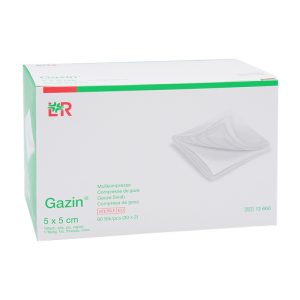 Lohmann & Rauscher Gazin Mullkompresse steril 60 Stk. 16-fach 5 x 5 - 60 Stück