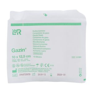 Lohmann & Rauscher Gazin Mullkompresse steril 10 Stk. 16-fach 12