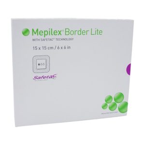 Mölnlycke Mepilex Border Lite Verband 5 Stk. 15 x 15 cm - 5 Stück