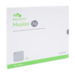 Mölnlycke Mepilex AG Verband steril 5 Stk. 15 x 15 cm - 5 Stück