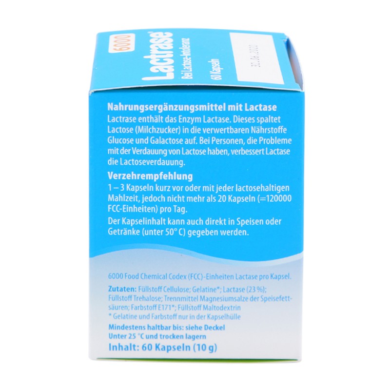 Lactrase 6000 FCC Kapseln 60 Stk. - 60 Stück