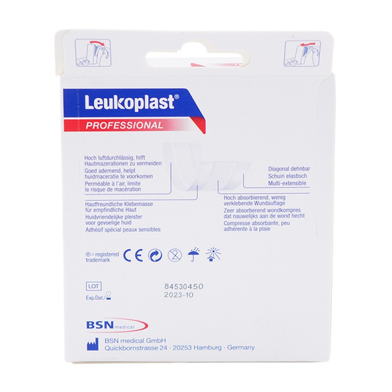 Leukoplast Soft 8 cm x 1 m 10 Stk. - 10 Stück