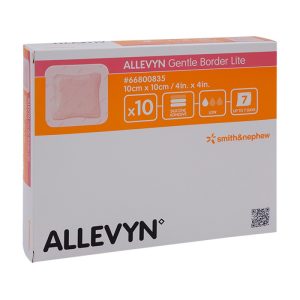 Allevyn Gentle Border Lite 10 Stk. 10 x 10 cm - 10 Stück
