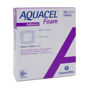 AQUACEL FOAM ADH 10X10CM - 10 Stück