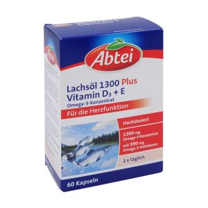 Abtei Lachsöl 1300 Kapseln 60 Stk. - 60 Stück