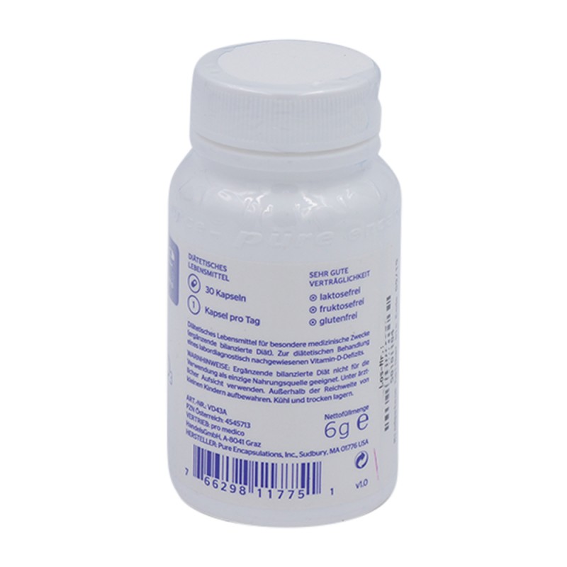 Pure Encapsulations Vitamin D3 4000 I.E. - Kapseln - 30 Stück