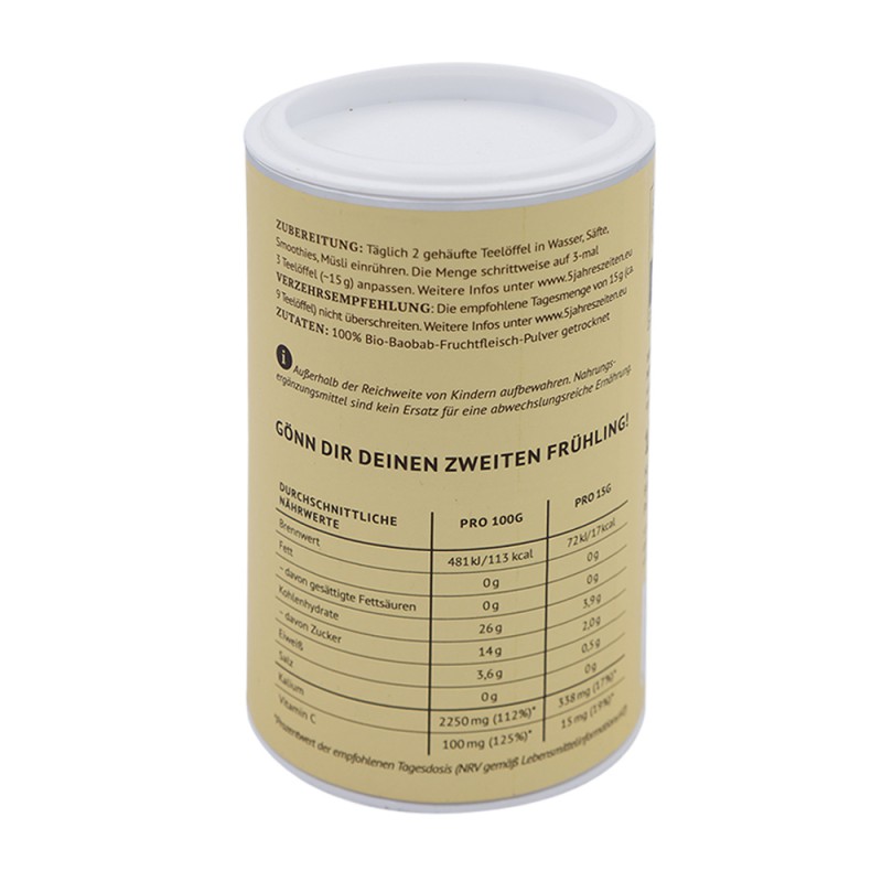 Baobab Pulver Bio Fünf Jahreszeiten 120 g - 120g