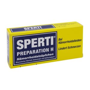 SPERTI PREPARATION H Hämorrhoidalzäpfchen - 12 Stück