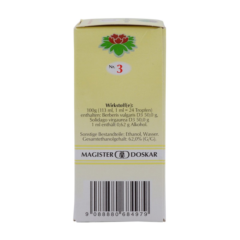 Doskar Tropfen 3 Nieren/Blase - 50ml