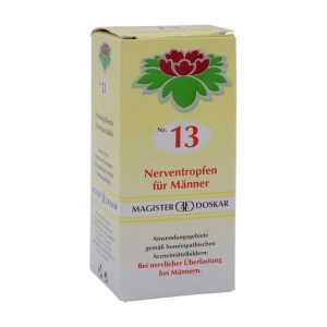 Doskar Tropfen Nr. 13 - Nerventropfen für Männer - 50ml
