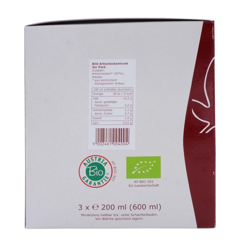 Drapal Artischocken Saft - 3 x 200 ml