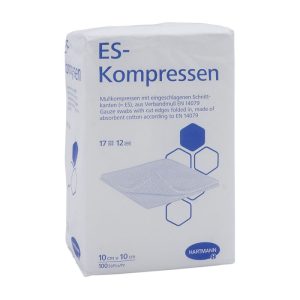 Mullkompresse ES unsteril 12-fach 100 Stk. 10 x 10 cm - 100 Stück