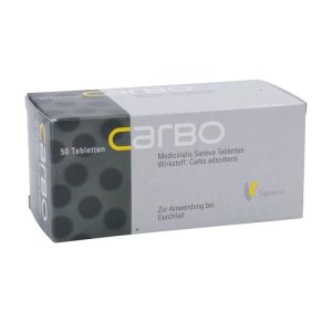 Carbo medicinalis "Sanova" Tabletten - 50 Stück