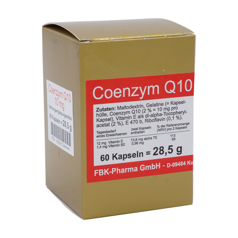 Vital Nutrition Q10 Coenzym Kapseln 10 mg 60 Stk. - 60 Stück