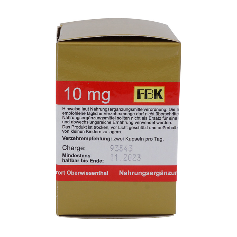 Vital Nutrition Q10 Coenzym Kapseln 10 mg 60 Stk. - 60 Stück