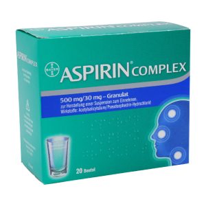 Aspirin® Complex 500mg / 30mg Granulat - 20 Beutel