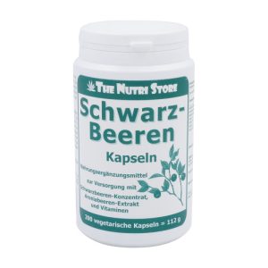 The Nutri Store Schwarzbeere Kapseln 200 Stk. - 200 Stück