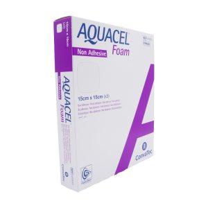 AQUACEL FOAM N/ADH 15X15CM - 5 Stück