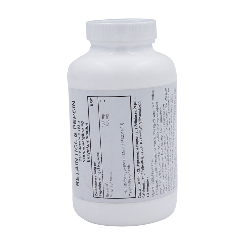 Thorne Research Betain HCl & Pepsin Kapseln 225 Stk. - 225 Stück