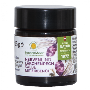 SonnenMoor NervenLind Lärchenpechsalbe mit Zirbenöl - 25g