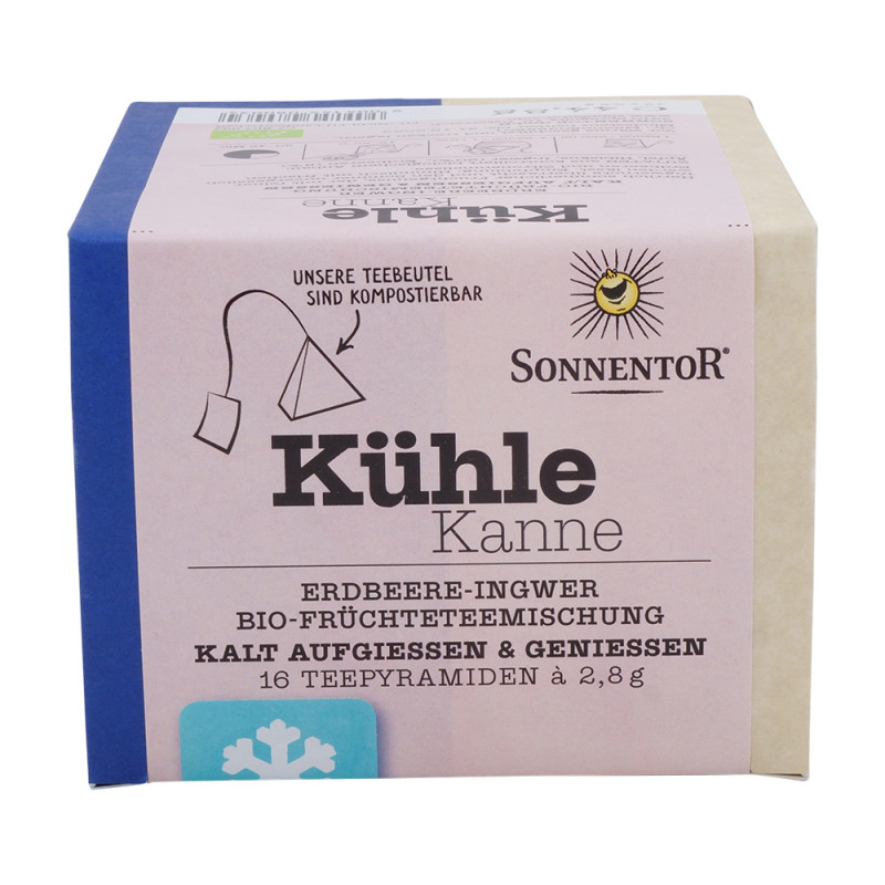 Sonnentor Kühle Kanne Erdbeer-Ingwer Tee 16 Btl. - 16 Beutel