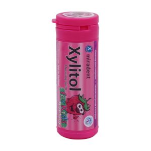 Miradent Xylit Gum Erdbeere 30 Stk. - 30 Stück