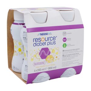 Resource Diabet Plus Vanille 4 Stk. 200 ml - 4 Stück