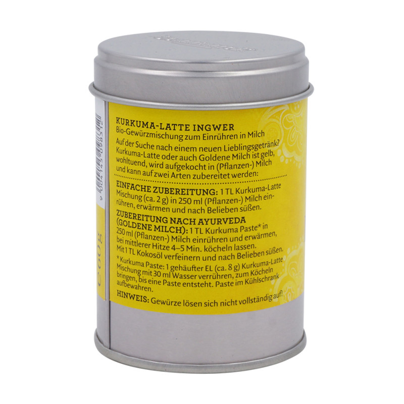 Sonnentor Kurkuma-Latte Ingwer bio