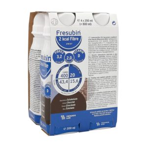 Fresubin 2 kcal Fibre DRINK 200 ml x 4 Stk. Schokolade - 4 Stück
