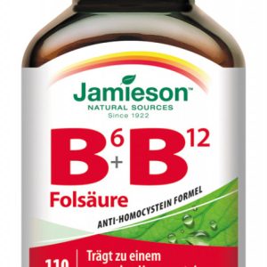 Jamieson Vitamin B6 + B12 und Folsäure 110 Tbl. - 110 Stück