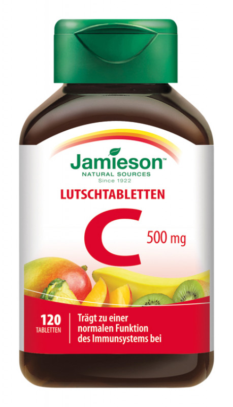 Jamieson Vitamin C 500 mg Tropische Früchte 120 Tbl. - 120 Stück