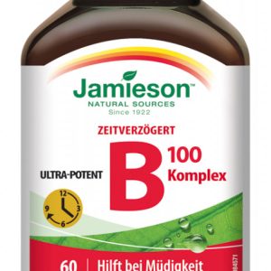 Jamieson B Complex Ultra-Potent 100 mg Zeitverzögert 60 Tbl. - 60 Stück