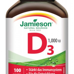 Jamieson Vitamin D3 1000 IU 100 Tbl. - 100 Stück