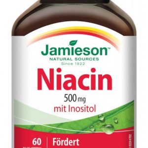 Jamieson Niacin 500mg mit Inositol 60 Tbl. - 60 Stück