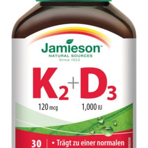 Jamieson VITAMIN K2+D3 120MCG/1000IU 30 ST - 30 Stück